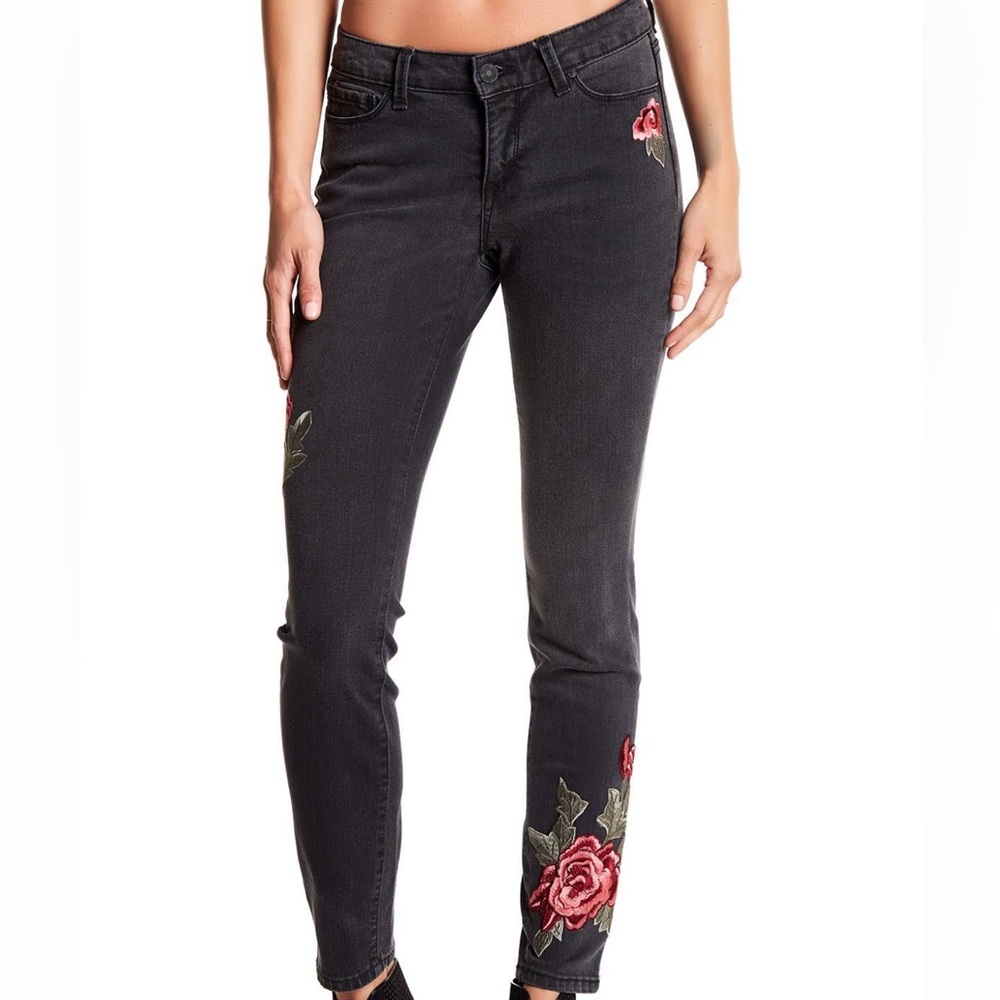 CODE BLEU Soho Skinny Rose Jeans | black | 6